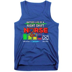 Nurse Lifesavers Nursing Energy Night Shift Battery Life Gift Tank Top