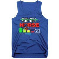 Nurse Lifesavers Nursing Energy Night Shift Battery Life Gift Tank Top