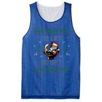 No Lift No Gift Gym Powerlifting Ugly Christmas Sweater Sant Gift Mesh Reversible Basketball Jersey Tank