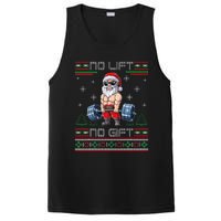 No Lift No Gift Ugly Christmas Sweater Gym Santa Gifts PosiCharge Competitor Tank