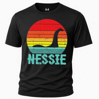 Nessie Loch Ness Monster Retro Nessy Animal Lover Cooling Performance Crew T-Shirt