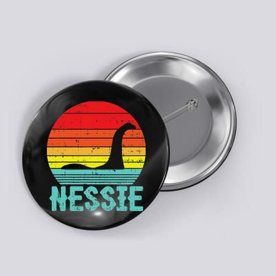 Nessie Loch Ness Monster Retro Nessy Animal Lover Button