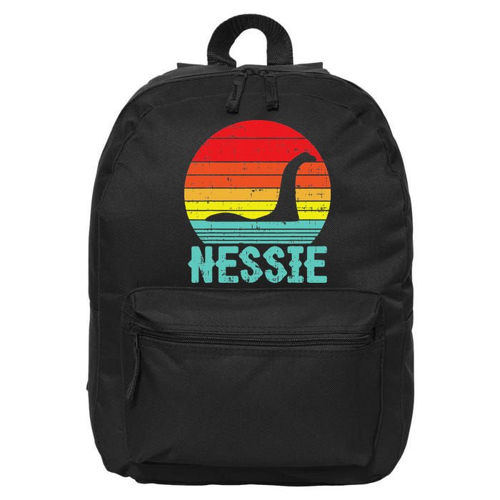 Nessie Loch Ness Monster Retro Nessy Animal Lover 16 in Basic Backpack