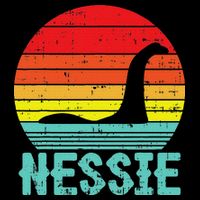 Nessie Loch Ness Monster Retro Nessy Animal Lover 16 in Basic Backpack