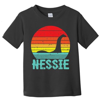 Nessie Loch Ness Monster Retro Nessy Animal Lover Toddler T-Shirt