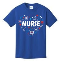 Nurse Love Nursing Student Rn Funny Gift Cool Gift Kids T-Shirt