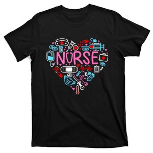 Nurse Love Nursing Student Rn Life Thank You Gifts T-Shirt