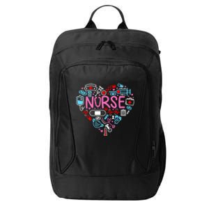 Nurse Love Nursing Student Rn Life Thank You Gifts City Backpack