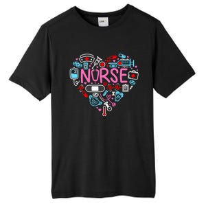 Nurse Love Nursing Student Rn Life Thank You Gifts Tall Fusion ChromaSoft Performance T-Shirt