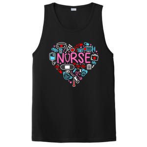 Nurse Love Nursing Student Rn Life Thank You Gifts PosiCharge Competitor Tank