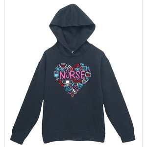 Nurse Love Nursing Student Rn Life Thank You Gifts Urban Pullover Hoodie