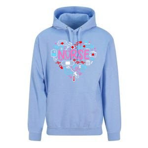 Nurse Love Nursing Student Rn Life Thank You Gifts Unisex Surf Hoodie