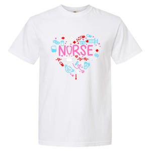 Nurse Love Nursing Student Rn Life Thank You Gifts Garment-Dyed Heavyweight T-Shirt