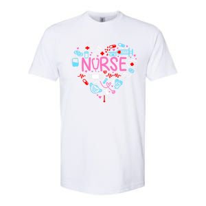 Nurse Love Nursing Student Rn Life Thank You Gifts Softstyle CVC T-Shirt