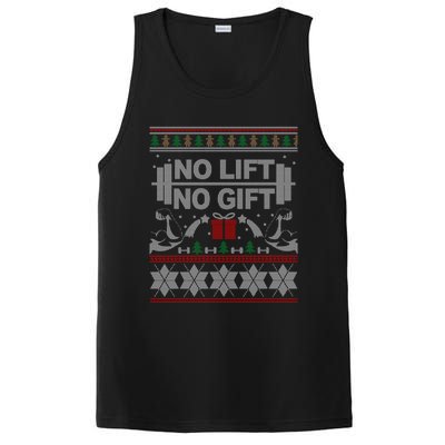 No Lift No Gift Ugly Christmas Sweater Bodybuilder Xmas Gift Cool Gift PosiCharge Competitor Tank