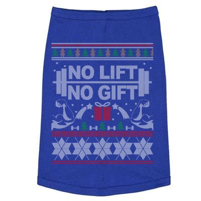 No Lift No Gift Ugly Christmas Sweater Bodybuilder Xmas Gift Cool Gift Doggie Tank