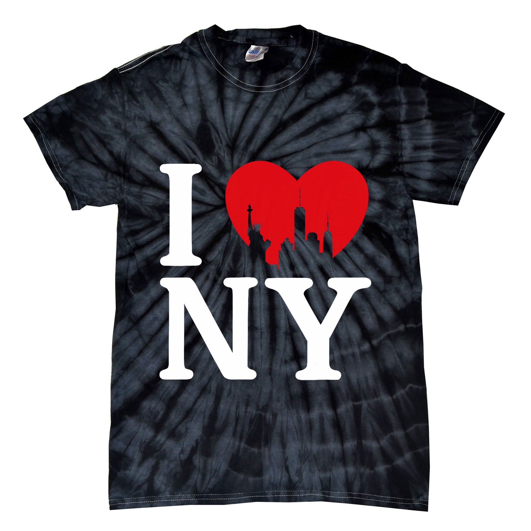 Nyc Love New York Love Ny Love Tie-Dye T-Shirt