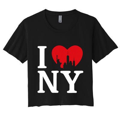 Nyc Love New York Love Ny Love Crop Top