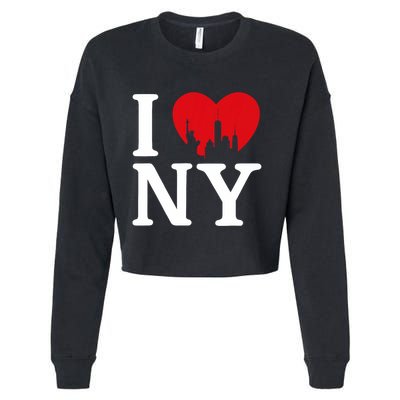 Nyc Love New York Love Ny Love Cropped Pullover Crew