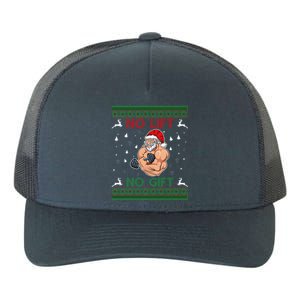 No Lifts No Funny Gift Merry Liftmas Gym Ugly Christmas Gift Yupoong Adult 5-Panel Trucker Hat