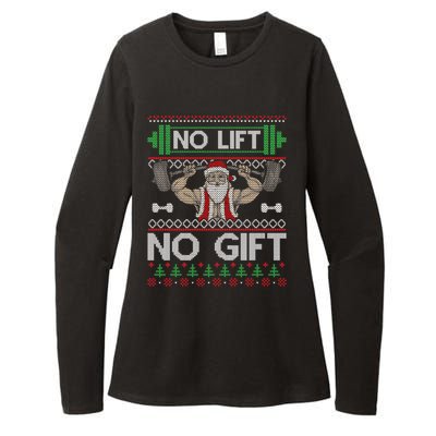 No Lift No Gift No Lift No Gift Christmas Swea Womens CVC Long Sleeve Shirt