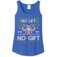 No Lift No Gift No Lift No Gift Christmas Swea Ladies Essential Tank