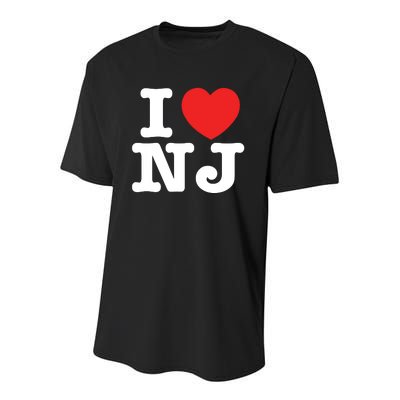 Nj Love Youth Performance Sprint T-Shirt