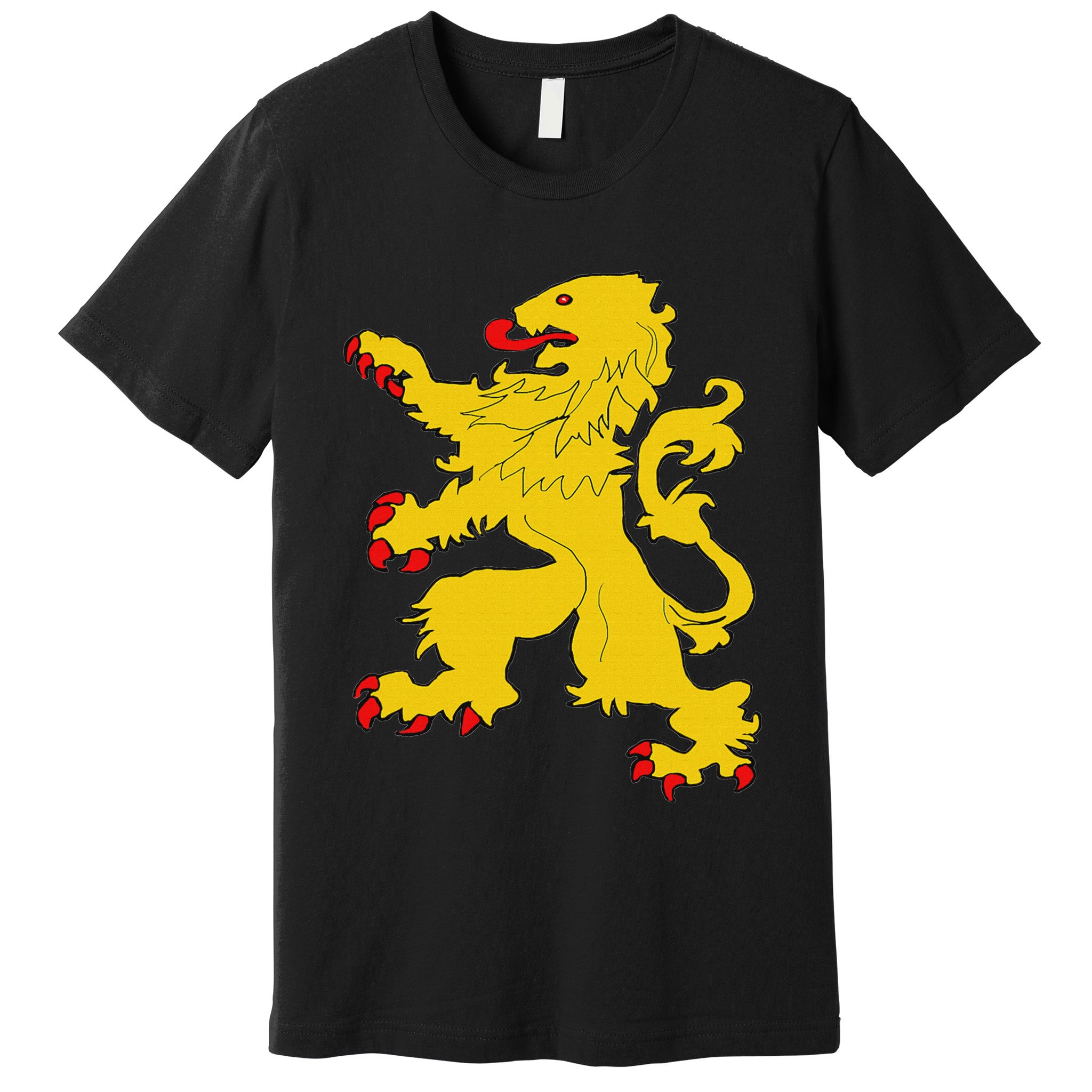 Netherlands Lion Nederland Oranje Crest Dutch Pride Roots Premium T-Shirt
