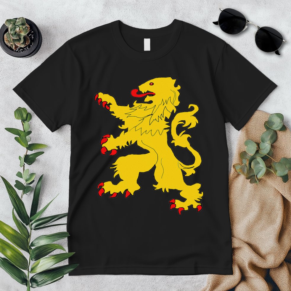 Netherlands Lion Nederland Oranje Crest Dutch Pride Roots Premium T-Shirt