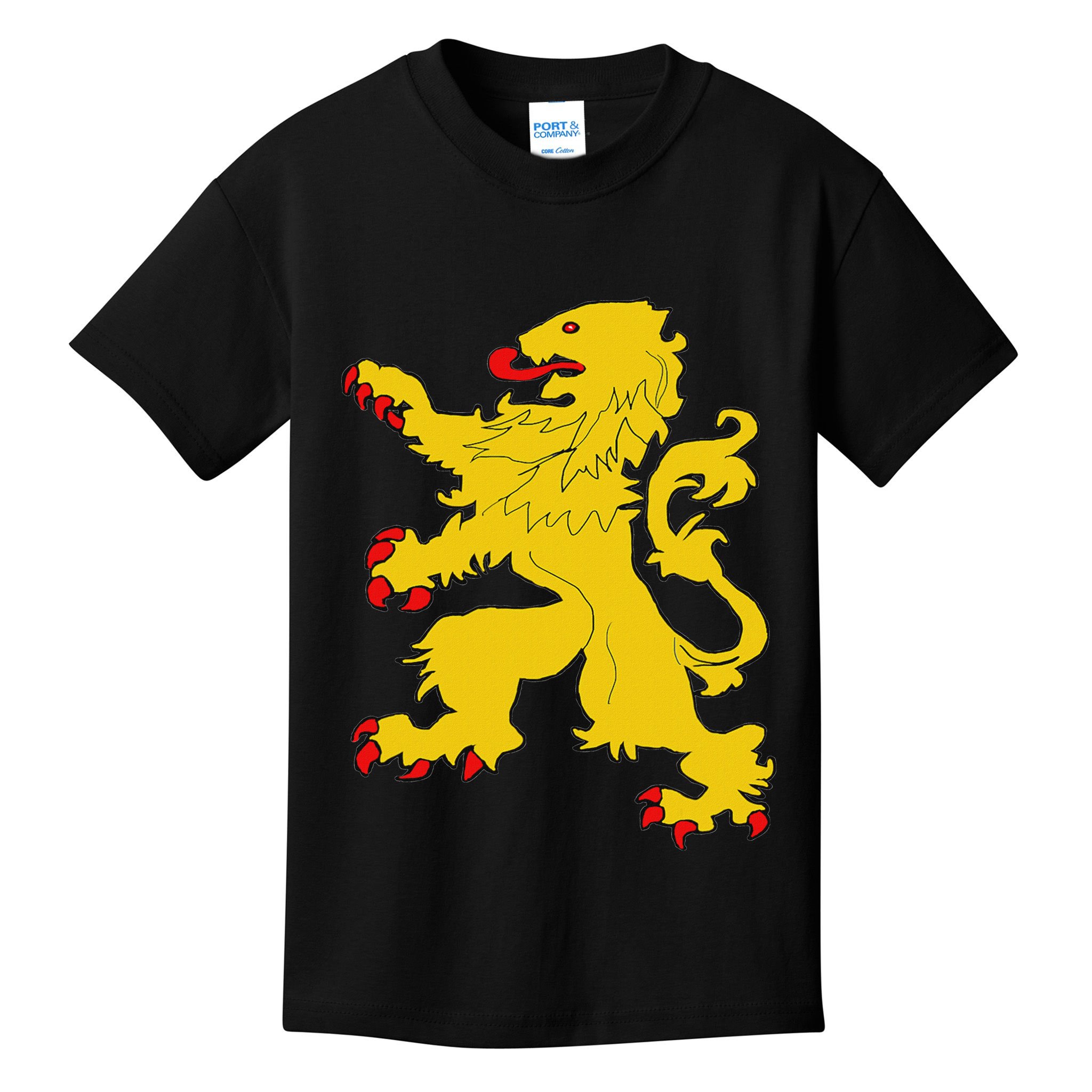 Netherlands Lion Nederland Oranje Crest Dutch Pride Roots Kids T-Shirt