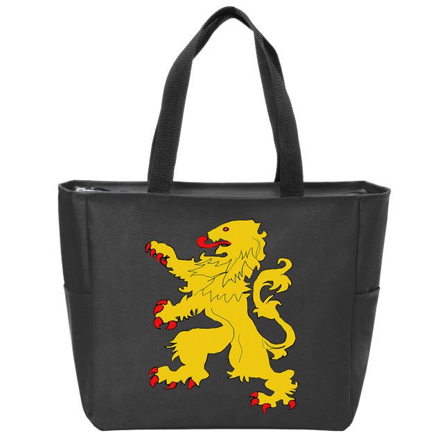 Netherlands Lion Nederland Oranje Crest Dutch Pride Roots Zip Tote Bag