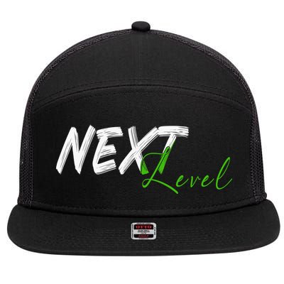 Next Level 7 Panel Mesh Trucker Snapback Hat