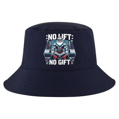 No Lift No Gift Santa Claus Christmas Gym Bodybuilding Cool Comfort Performance Bucket Hat