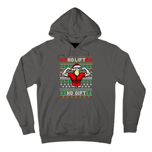 No Lift No Gift Ugly Christmas Hoodie