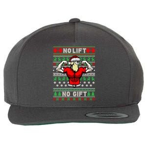 No Lift No Gift Ugly Christmas Wool Snapback Cap