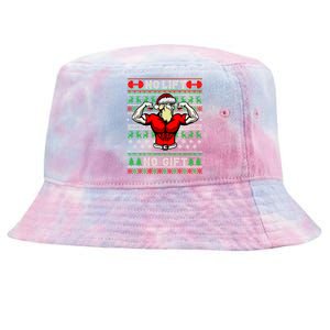 No Lift No Gift Ugly Christmas Tie-Dyed Bucket Hat