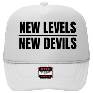 New Levels New Devils High Crown Mesh Back Trucker Hat