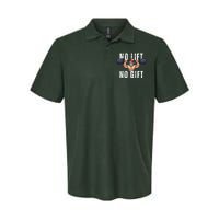 No Lift No Gift Funny Santa Gym Softstyle Adult Sport Polo