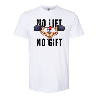 No Lift No Gift Funny Santa Gym Softstyle® CVC T-Shirt