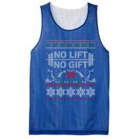 No Lift No Gift Ugly Christmas Sweater Bodybuilder Xmas Gift Cool Gift Mesh Reversible Basketball Jersey Tank