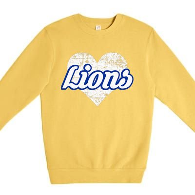 Northwest Lions Over Heart Premium Crewneck Sweatshirt