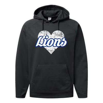 Northwest Lions Over Heart Performance Fleece Hoodie