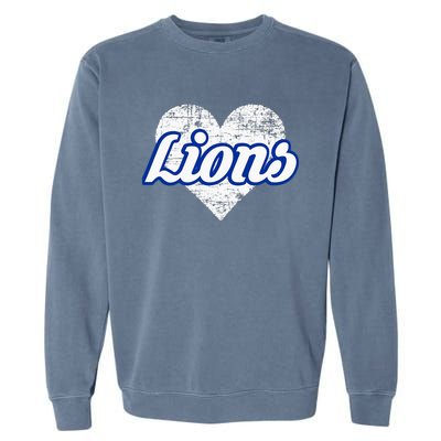 Northwest Lions Over Heart Garment-Dyed Sweatshirt