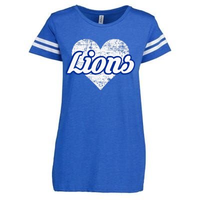 Northwest Lions Over Heart Enza Ladies Jersey Football T-Shirt