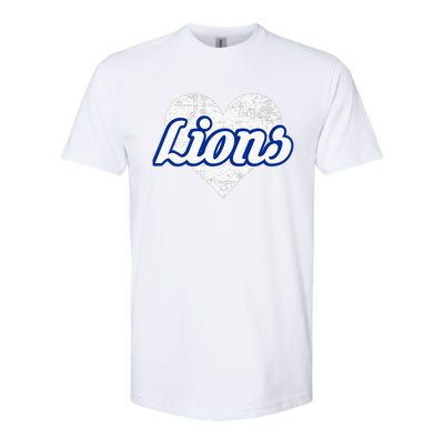 Northwest Lions Over Heart Softstyle CVC T-Shirt