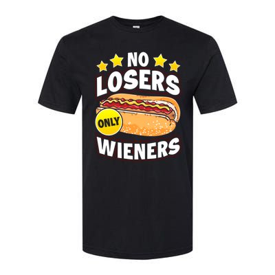 No Losers Only Wieners Hot Dog Pun Wurst Family Grilling Gift Softstyle CVC T-Shirt