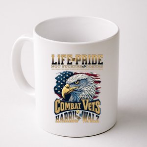 Not Loser Or Sucker 2024 Veterans For Harris Walz Military Vets Against Trump Coffee Mug