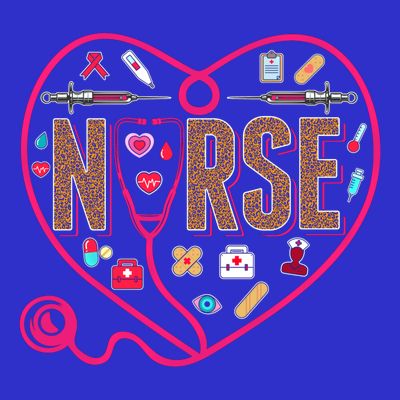 Nurse Leopard Print Medical Stethoscope Heart Cute Gift T-Shirt