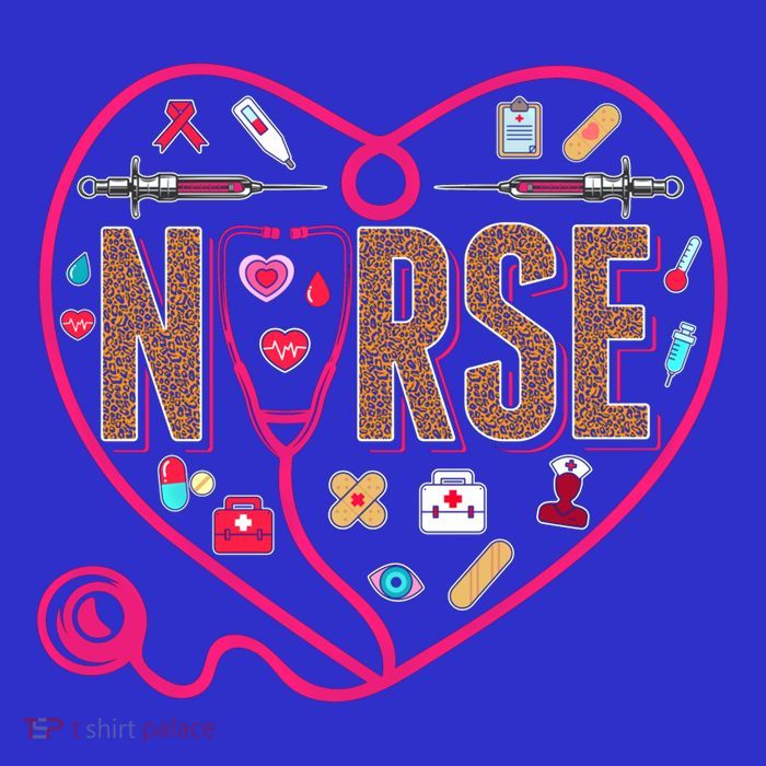 Nurse Leopard Print Medical Stethoscope Heart Cute Gift Poster
