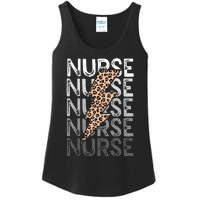 Nurse Leopard Print Nursing Student Grad Ladies Essential Tank